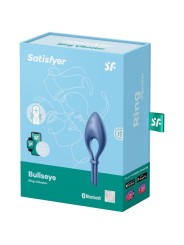 SATISFYER BULLSEYE ANILLO VIBRADOR APP AZUL