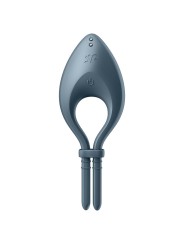 SATISFYER BULLSEYE ANILLO VIBRADOR APP GRIS