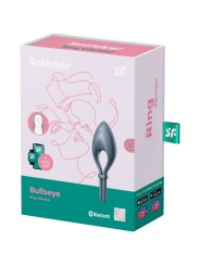 SATISFYER BULLSEYE ANILLO VIBRADOR APP GRIS