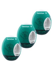 SATISFYER 3 HUEVOS MASTURBADORES NAUGHTY