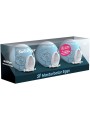 SATISFYER 3 HUEVOS MASTURBADORES SAVAGE