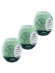 SATISFYER 3 HUEVOS MASTURBADORES RIFFLE