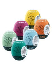 SATISFYER HUEVOS MASTURBADORES PACK 6 UNIDADES