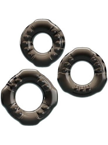 BAILE COCK RINGS YVONNE SET 3 ANILLOS PENE