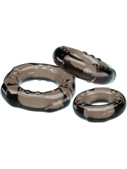 BAILE COCK RINGS YVONNE SET 3 ANILLOS PENE