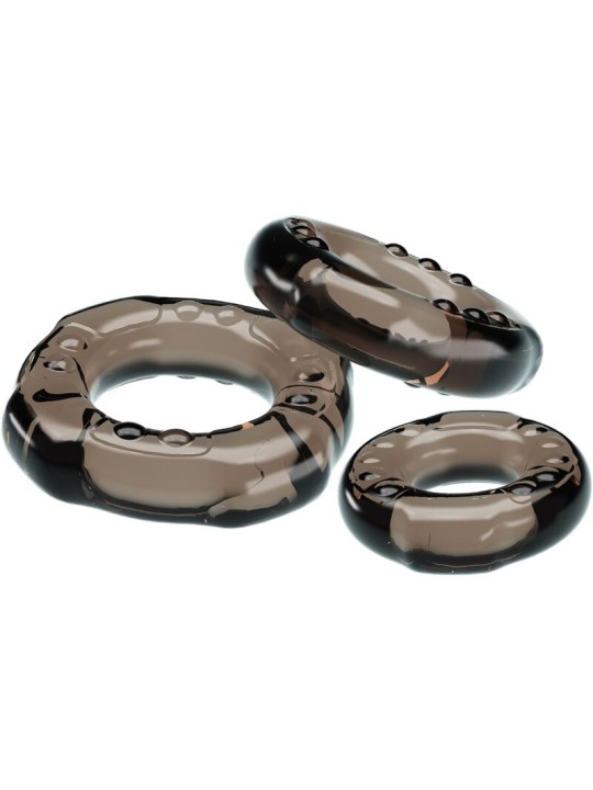 BAILE COCK RINGS YVONNE SET 3 ANILLOS PENE