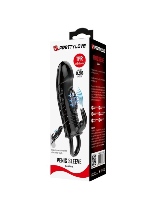 PRETTY LOVE SLOANE FUNDA PENE RABBIT NEGRO