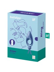 SATISFYER SNIPER ANILLO VIBRADOR NEGRO