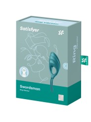 SATISFYER SWORDSMAN ANILLO VIBRADOR VERDE