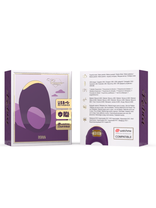 TREASURE ROBIN VIBRATING RING COMPATIBLE CON WATCHME WIRELESS TECHNOLOGY