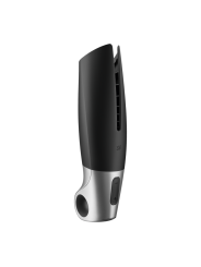 SATISFYER POWER MASTURBATOR NEGRO Y PLATA