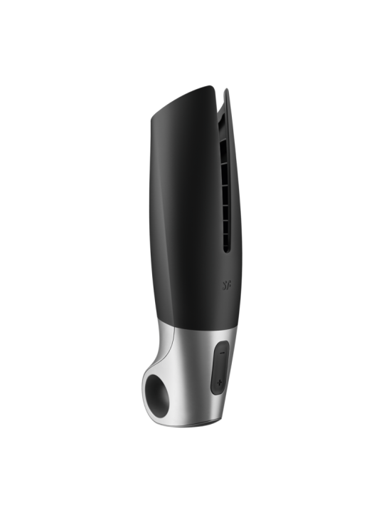 SATISFYER POWER MASTURBATOR NEGRO Y PLATA