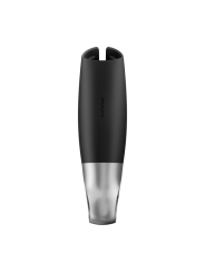 SATISFYER POWER MASTURBATOR NEGRO Y PLATA