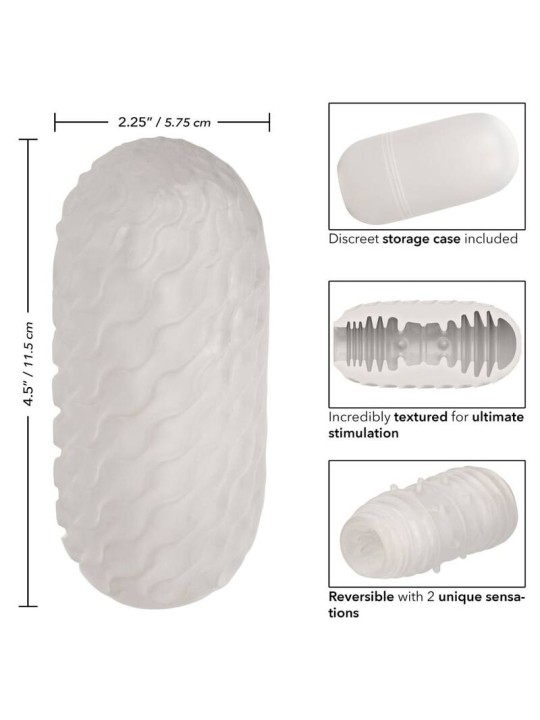 CALEXOTICS REVERSIBLE RIBBED STROKER