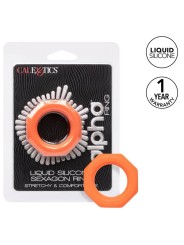CALEXOTICS ALPHA SEXAGON RING NARANJA