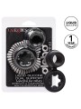CALEXOTICS ALPHA DUAL MAGNUM RING NEGRO