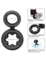CALEXOTICS ALPHA DUAL MAGNUM RING NEGRO