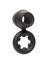 CALEXOTICS ALPHA DUAL MAGNUM RING NEGRO