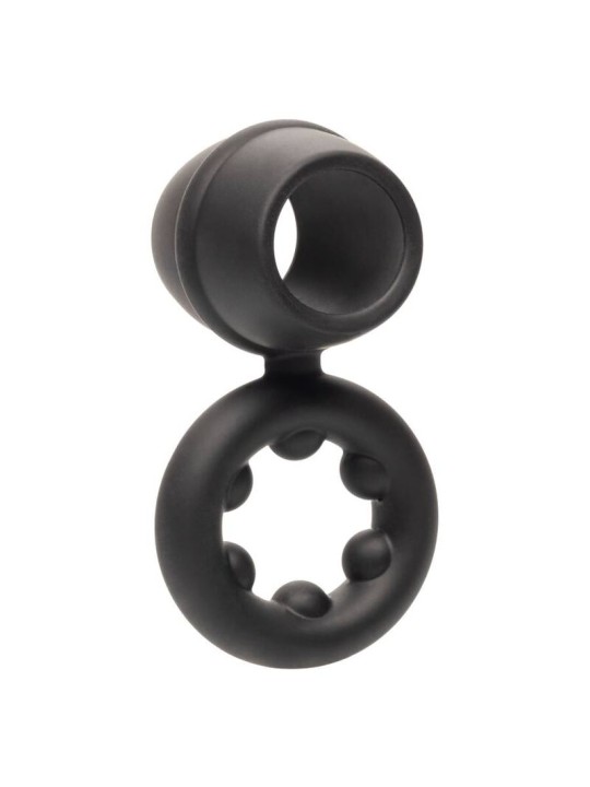 CALEXOTICS ALPHA DUAL MAGNUM RING NEGRO