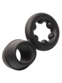 CALEXOTICS ALPHA DUAL MAGNUM RING NEGRO