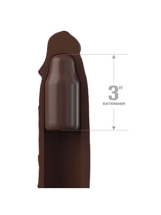 FANTASY X TENSIONS PIPEDREAMS EXTENSION W STRAP 1778 CM BROWN