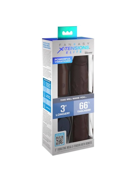 FANTASY X TENSIONS PIPEDREAMS SLEEVE 2286 CM 762 CM PLUG REMOTE BROWN