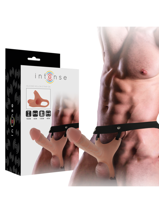 INTENSE ARNES HUECO CON DILDO SILICONA 16 X 35 CM