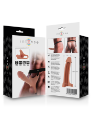 INTENSE ARNES HUECO CON DILDO SILICONA 16 X 35 CM