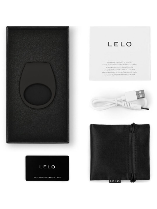 LELO TOR 3 ANILLO VIBRADOR NEGRO