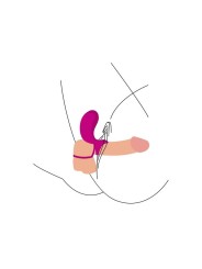 XOCOON ANILLO VIBRADOR PARA PAREJAS FUCSIA