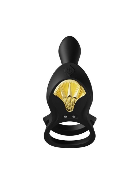 ZALO BAYEK ANILLO VIBRADOR CONTROL REMOTO PAREJAS NEGRO