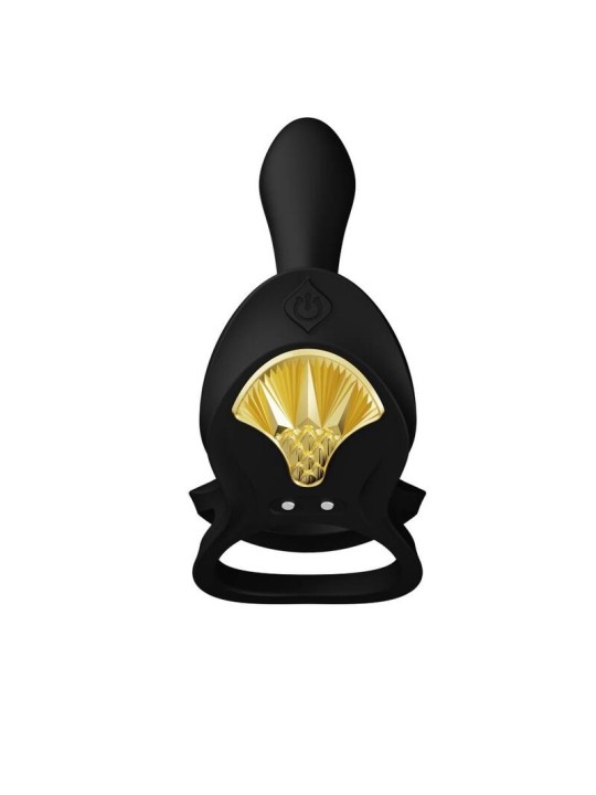 ZALO BAYEK ANILLO VIBRADOR CONTROL REMOTO PAREJAS NEGRO