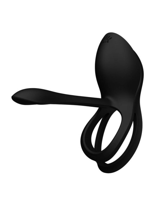 ZALO BAYEK ANILLO VIBRADOR CONTROL REMOTO PAREJAS NEGRO