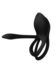 ZALO BAYEK ANILLO VIBRADOR CONTROL REMOTO PAREJAS NEGRO