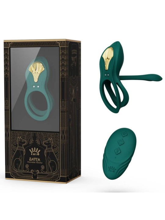 ZALO BAYEK ANILLO VIBRADOR CONTROL REMOTO PAREJAS VERDE