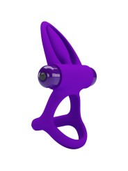 PRETTY LOVE ANILLO VIBRADOR 10 VIBRACIONES SILICONA VIOLETA