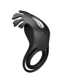 PRETTY LOVE RUBEN ANILLO VIBRADOR 7 VIBRACIONES SILICONA NEGRO
