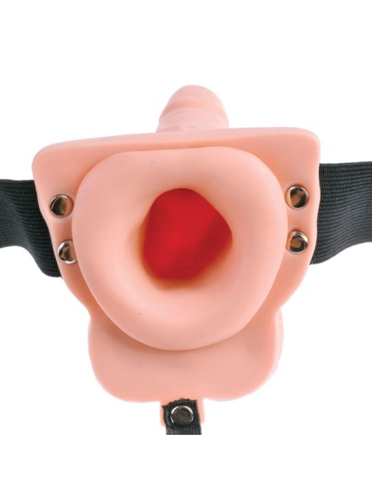 FETISH FANTASY SERIES ARNES AJUSTABLE CONTROL REMOTO PENE REALISTICO CON TESTICULOS RECARGABLE Y VIBRADOR 15 CM