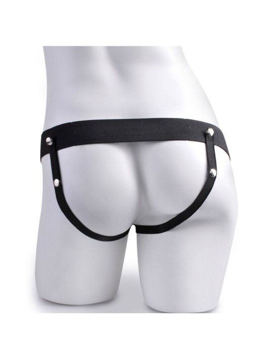 FETISH FANTASY SERIES ARNES AJUSTABLE CONTROL REMOTO PENE REALISTICO CON TESTICULOS RECARGABLE Y VIBRADOR 15 CM