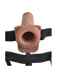 FETISH FANTASY SERIES ARNES AJUSTABLE PENE REALISTICO CON TESTICULOS RECARGABLE Y VIBRADOR 178 CM