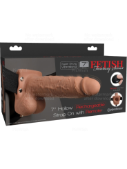 FETISH FANTASY SERIES ARNES AJUSTABLE PENE REALISTICO CON TESTICULOS RECARGABLE Y VIBRADOR 178 CM