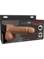 FETISH FANTASY SERIES ARNES AJUSTABLE PENE REALISTICO CON TESTICULOS RECARGABLE Y VIBRADOR 178 CM