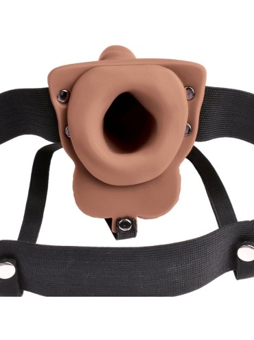 FETISH FANTASY SERIES ARNES AJUSTABLE PENE REALISTICO CON TESTICULOS RECARGABLE Y VIBRADOR 15 CM