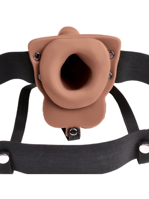 FETISH FANTASY SERIES ARNES AJUSTABLE PENE REALISTICO CON TESTICULOS RECARGABLE Y VIBRADOR 15 CM