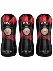 PDX ELITE SET MASTURBADOR STROKER 12 UNIDADES 6X VAGINA 3X ANO 3X BOCA