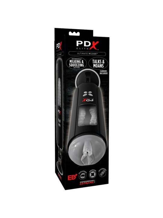 PDX ELITE MASTURBADOR STROKER ULTIMATE MILKER VAGINA CON VOZ