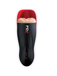 PDX ELITE MASTURBADOR STROKER FUCK O MATIC VAGINA DOBLE VIBRACION PENE TESTICULOS