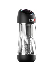 PDX ELITE MASTURBADOR STROKER VIEWTUBE PRO VIBRADOR TRANSPARENTE