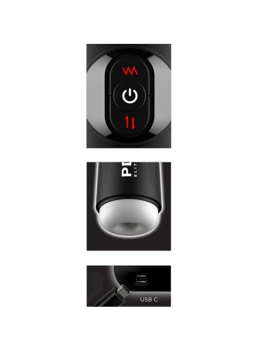 PDX ELITE MASTURBADOR STROKER MOTO MILKER VIBRADOR