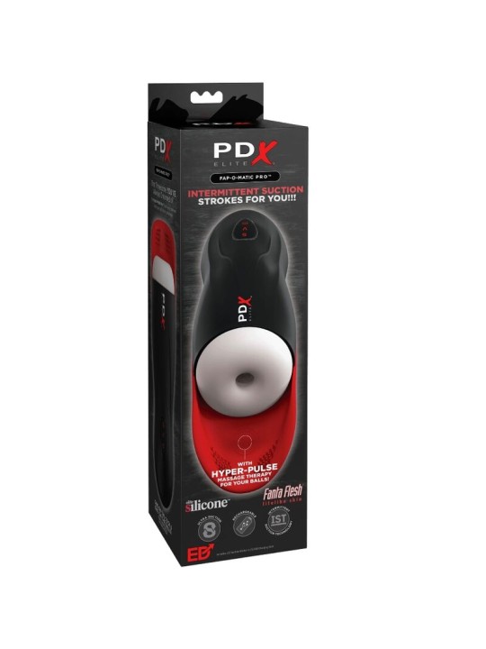 PDX ELITE MASTURBADOR STROKER FAP O MATIC PRO CON BASE PARA TESTICULOS